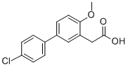 CAS 登录号：77894-08-7， 2-[5-(4-氯苯基)-2-甲氧基苯基]乙酸