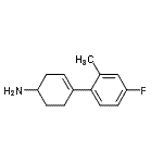 CAS 登录号：779264-55-0， 4-(4-氟-2-甲基苯基)-3-环己烯-1-胺