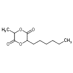 CAS#: 779355-47-4， 3-Hexyl-6-methyl-1,4-dioxane-2,5-dione