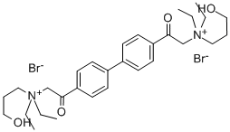 CAS#: 77985-01-4， [2-[4-[4-[2-(Diethyl-(3-Hydroxypropyl)Azaniumyl)-2-Oxoethyl]Phenyl]Phenyl]Acetyl]-Diethyl-(3-Hydroxypropyl)Azanium Dibromide