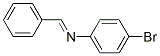 structure of CAS# 780-20-1, 4-Bromo-N-Benzylideneaniline;N-(4-Bromophenyl)-1-Phenyl-Methanimine;Benzylidene-(4-Bromophenyl)Amine;Nciopen2_005954