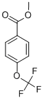 structure of CAS# 780-31-4, 4-(Trifluoromethoxy)-Benzoic Acid Methyl Ester;Methyl 4-(Trifluoromethoxy)Benzoate 97%;Methyl4-(Trifluoromethoxy)Benzoate97%;METHYL 4-(TRIFLUOROMETHOXY)BENZOATE