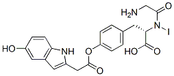 CAS#: 78044-52-7， (2S)-2-[[2-[(5-Hydroxy1h-Indole-3-Carbonyl)Amino]Acetyl]Amino]-3-(4-Hydroxy-3-Iodophenyl)Propanoic Acid