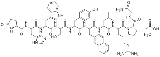 CAS#: 78115-72-7， Nafarelin Acetate