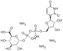 CAS#: 78132-48-6， Uridine-diphosphate-glucuronic acid triammonium salt
