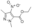 structure of CAS# 78208-68-1, 1,3-Dimethyl-4-Nitro-1H-Pyrazole-5-Carboxylic Acid Ethyl Ester;1,3-DIMETHYL-4-NITRO-1H-PYRAZOLE-5-CARBOXYLIC ACID ETHYL ESTER;ETHYL 1,3-DIMETHYL-4-NITRO-1H-PYRAZOLE-5-CARBOXYLATE;Ethyl 1,3-Dimethyl-4-Nitro-1H-Pyrazole-