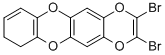 structure of CAS# 782471-80-1, 2,3-Dibromo-7,8-Dihydrodioxino-Dibenzodioxin;2,3-DIBROMO-7,8-DIHYDRODIOXINO-DIBENZODIOXIN