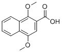 structure of CAS# 78265-13-1, 1 4-Dimethoxy-2-Naphthoic Acid