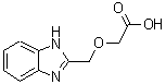 structure of CAS# 783284-17-3, (1H-Benzimidazol-2-ylmethoxy)acetic acid;(1 H -Benzoimidazol-2-ylmethoxy)-acetic acid;(1H-Benzoimidazol-2-ylmethoxy)-acetic acid;2-((1H-benzo[d]imidazol-2-yl)methoxy)acetic acid