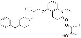 CAS#: 78467-49-9， 1-Ethyl-5-(2-hydroxy-3-(4-benzyl-1-piperidyl)propoxy)-3,4-dihydrocarbostyril monooxalate