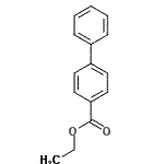 结构式 CAS# 785-79-5, 乙基4-联苯羧酸酯