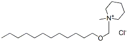 CAS 登录号：78524-68-2， 1-(十二烷氧基甲基)-1-甲基哌啶-1-鎓氯化物