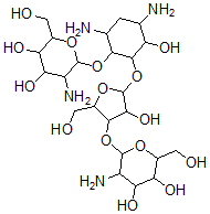 CAS#: 78524-72-8， 5-Amino-6-[4,6-Diamino-2-[4-[3-Amino-4,5-Dihydroxy-6-(Hydroxymethyl)Oxan-2-Yl]Oxy-3-Hydroxy-5-(Hydroxymethyl)Oxolan-2-Yl]Oxy-3-Hydroxycyclohexyl]Oxy-2-(Hydroxymethyl)Oxane-3,4-Diol