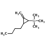 CAS#: 78638-80-9， (2-Butyl-3-methylenecyclopropyl)(trimethyl)silane