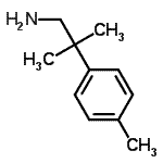 structure of CAS# 786602-39-9, 2-Methyl-2-(4-methylphenyl)-1-propanamine;2-methyl-2-(4-methylphenyl)propan-1-amine;2-methyl-2-(p-tolyl)propan-1-amine;2-Methyl-2-p-tolyl-propylamine
