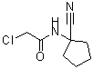 结构式 CAS# 78734-65-3, 2-氯-N-(1-氰基环戊基)乙酰胺