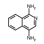 CAS 登录号：78886-52-9， 1,4-异喹啉二胺