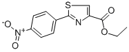 structure of CAS# 78979-64-3, 2-(4-Nitro-Phenyl)-Thiazole-4-Carboxylic Acid Ethyl Ester;2-(4-NITRO-PHENYL)-THIAZOLE-4-CARBOXYLIC ACID ETHYL ESTER