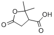 structure of CAS# 79-91-4, Terebic Acid;(3S)-2,2-Dimethyl-5-Oxo-Tetrahydrofuran-3-Carboxylate;(3S)-2,2-Dimethyl-5-Oxo-3-Tetrahydrofurancarboxylate;(3S)-5-Keto-2,2-Dimethyl-Tetrahydrofuran-3-Carboxylate