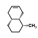 CAS 登录号：790163-93-8， (1R,4aR,8aR)-1-甲基-1,2,3,4,4a,5,8,8a-八氢萘