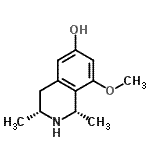 CAS#: 790180-98-2， (1S,3R)-8-Methoxy-1,3-dimethyl-1,2,3,4-tetrahydro-6-isoquinolinol