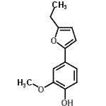 CAS#: 790224-25-8， 4-(5-Ethyl-2-furyl)-2-methoxyphenol