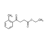结构式 CAS# 79034-93-8, 乙基4-(2-甲基苯基)-4-氧代丁酸酯