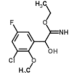CAS#: 790612-37-2， Ethyl 2-(3-chloro-5-fluoro-2-methoxyphenyl)-2-hydroxyethanimidate