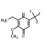CAS#: 791104-17-1， 2-Ethyl-3-methoxy-6-(trifluoromethyl)-4(1H)-pyridinone