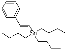 structure of CAS# 79159-76-5, Tributyl[(E)-2-phenylvinyl]stannane;MFCD01114691;Tributyl(phenylethenyl)tin