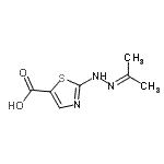 CAS#: 792154-92-8， 2-(2-Isopropylidenehydrazino)-1,3-thiazole-5-carboxylic acid