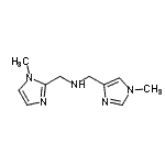 CAS#: 792160-66-8， 1-(1-Methyl-1H-imidazol-2-yl)-N-[(1-methyl-1H-imidazol-4-yl)methyl]methanamine