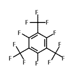 结构式 CAS# 793-92-0, 1,3,5-三氟-2,4,6-三(三氟甲基)苯