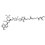 CAS#: 793193-48-3， S-{1-[(2R,3S,4R,5R)-5-(6-Amino-9H-purin-9-yl)-4-hydroxy-3-(phosphonooxy)tetrahydro-2-furanyl]-3,5,9-trihydroxy-8,8-dimethyl-3,5-dioxido-10,14-dioxo-2,4,6-trioxa-11,15-diaza-3lambda<sup>5</sup>,5lambda<sup>5</sup>-diphosphaheptadecan-17-yl} 3-methyl-2-butenethioate