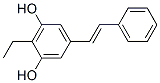 structure of CAS# 79338-80-0, 2-Ethyl-5-[(E)-2-Phenylethenyl]Benzene-1,3-Diol;2-Ethyl-5-[(E)-2-Phenylvinyl]Benzene-1,3-Diol;2-Ethyl-5-[(E)-2-Phenylvinyl]Resorcinol;3,5-Dioh-4-Es