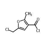 CAS#: 79347-67-4， 5-(Chloromethyl)-2-methyl-3-furoyl chloride