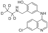CAS#: 79352-78-6， N-Desethyl Amodiaquine DiHydrochloride