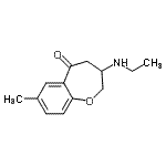 CAS 登录号：793626-67-2， 3-(乙基氨基)-7-甲基-3,4-二氢-1-苯并氧杂卓-5(2H)-酮