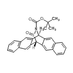 structure of CAS# 794586-44-0, 2-Methyl-2-propanyl 23-thia-24-azahexacyclo[10.10.2.0<sup>2,11</sup>.0<sup>4,9</sup>.0<sup>13,22</sup>.0<sup>15,20</sup>]tetracosa-2,4(9),5,7,10,13,15(20),16,18,21-decaene-24-carboxylate 23-oxide;13,6- PEN<wbr>TACENE-16<wbr>-CARBOXYL<wbr>ICACID,6,<wbr>13-DIHYDR<wbr>O-,TERTBU<wbr>TYLESTER,<wbr>15-OXIDE;23-Oxyde de -23-thia-24-azahexacyclo[10.10.2.0<sup>2,11</sup>.0<sup>4,9</sup>.0<sup>13,22</sup>.0<sup>15,20</sup>]tétracosa-2,<wbr>4(9),5,7,<wbr>10,13,15(<wbr>20),16,18<wbr>,21-décaè<wbr>ne-24-car<wbr>boxylate <wbr>de 2-méth<wbr>yl-2-prop<wbr>anyle;2-Methyl-2-propanyl 23-thia-24-azahexacyclo[10.10.2.0<sup>2,11</sup>.0<sup>4,9</sup>.0<sup>13,22</sup>.0<sup>15,20</sup>]tetracosa-2,4(<wbr>9),5,7,10<wbr>,13,15(20<wbr>),16,18,2<wbr>1-decaene<wbr>-24-carbo<wbr>xylate 23<wbr>-oxide