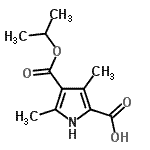 CAS#: 796079-90-8， 4-(Isopropoxycarbonyl)-3,5-dimethyl-1H-pyrrole-2-carboxylic acid