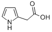 结构式 CAS# 79673-53-3, (1H-吡咯-2-基)-乙酸
