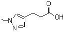 结构式 CAS# 796845-56-2, 3-(1-甲基-1H-吡唑-4-基)丙酸