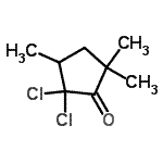 CAS#: 79699-56-2， 2,2-Dichloro-3,5,5-trimethylcyclopentanone