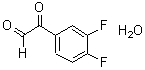 结构式 CAS# 79784-34-2, 3,4-二氟苯基乙二醛水合物