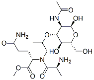 CAS#: 79787-27-2， Methyl (2R)-2-[[(2S)-2-[2-[(2S,3R,4R,5S,6R)-3-Acetamido-2,5-Dihydroxy-6-(Hydroxymethyl)Oxan-4-Yl]Oxypropanoylamino]Propanoyl]Amino]-5-Amino-5-Oxopentanoate