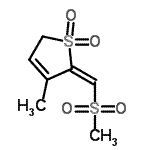 CAS#: 798541-93-2， (2E)-3-Methyl-2-[(methylsulfonyl)methylene]-2,5-dihydrothiophene 1,1-dioxide