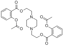 CAS#: 79874-85-4， 2-[4-[2-(2-Acetyloxybenzoyl)Oxyethyl]Piperazin-1-Yl]Ethyl 2-Acetyloxybenzoate