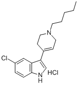 CAS#: 79931-39-8， 5-Chloro-3-(1-Pentyl-1,2,3,6-Tetrahydro-4-Pyridinyl)-1H-Indole Monohydrochloride