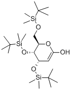structure of CAS# 79999-47-6, Tri-O-(Tert-Butyldimethylsilyl)-D-Glucal