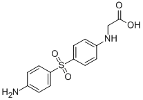 CAS 登录号：80-03-5， N-[4-[(4-氨基苯基)磺酰基]苯基]甘氨酸